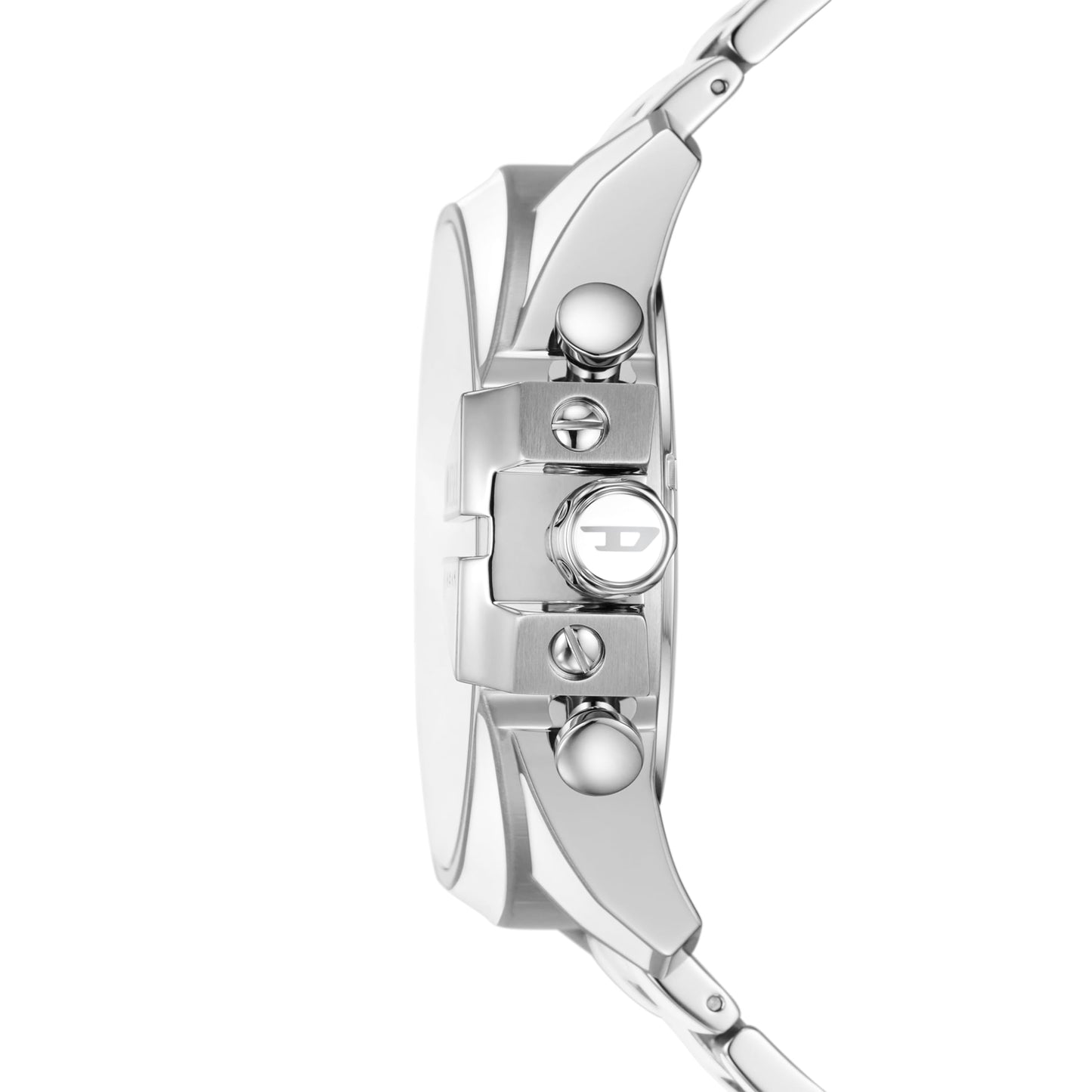 Diesel Mega Chief Stainless Steel Men's Watch with Analog or Digital Movement