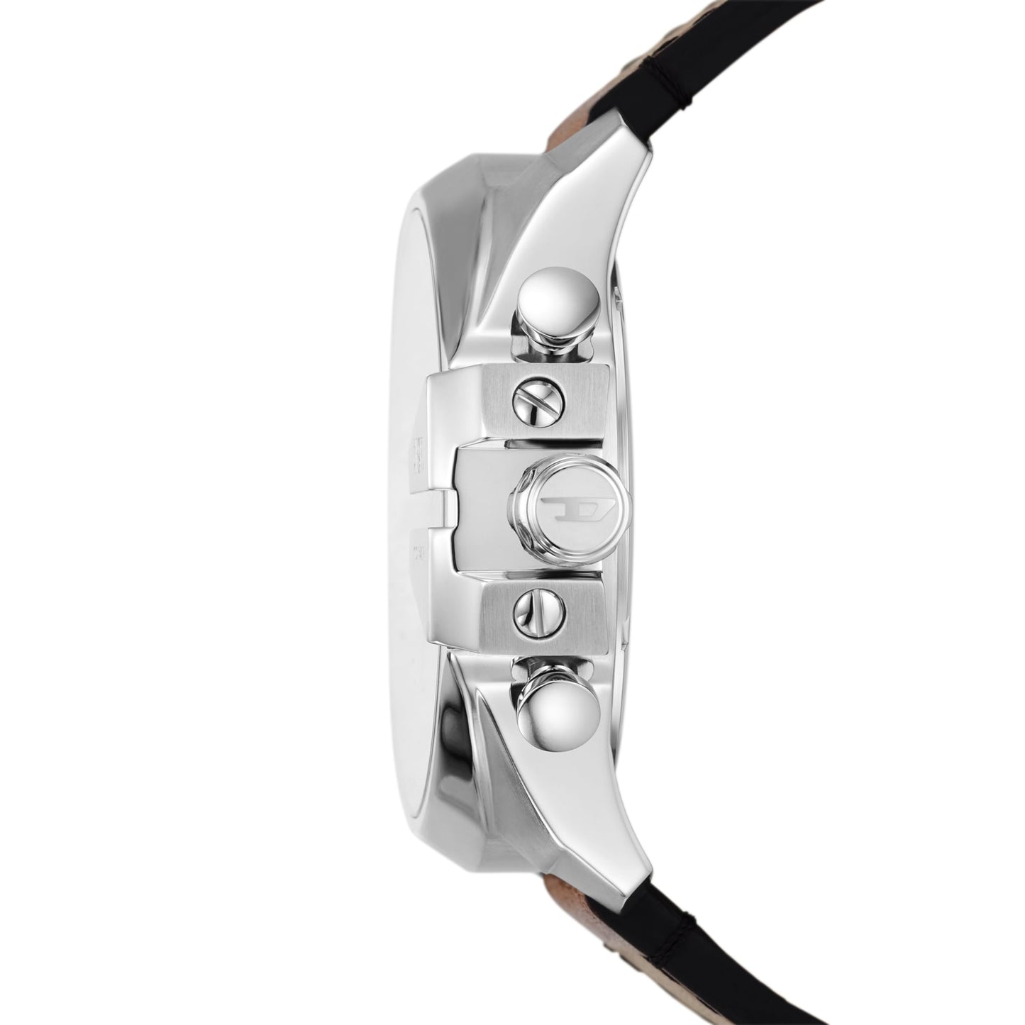 Diesel Mega Chief Stainless Steel Men's Watch with Analog or Digital Movement