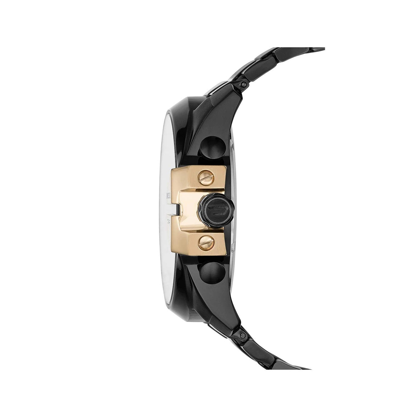 Diesel Mega Chief Stainless Steel Men's Watch with Analog or Digital Movement
