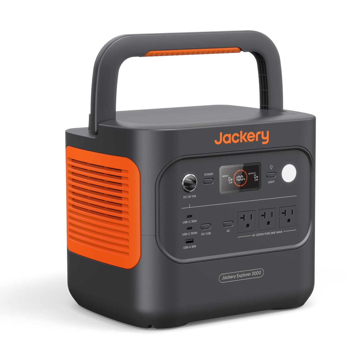 Jackery Solar Generator 2000 v2 with 2x200W Solar Panels, 2042Wh/2200W LiFePo4 Portable Power Station, 20ms UPS Home Backup, USB-C PD 100W Fast Charging for Power Outages, Emergencies, Camping & RVing