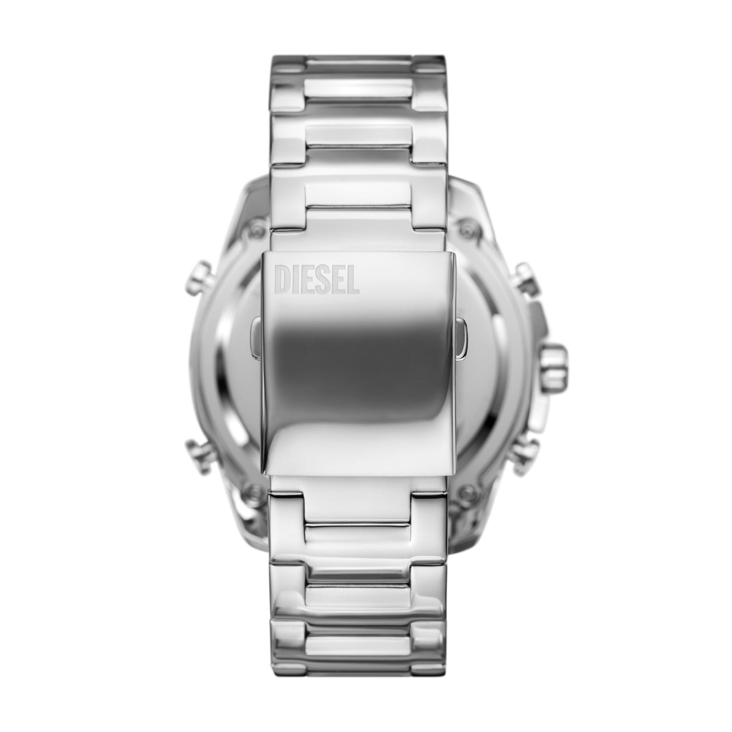 Diesel Mega Chief Stainless Steel Men's Watch with Analog or Digital Movement