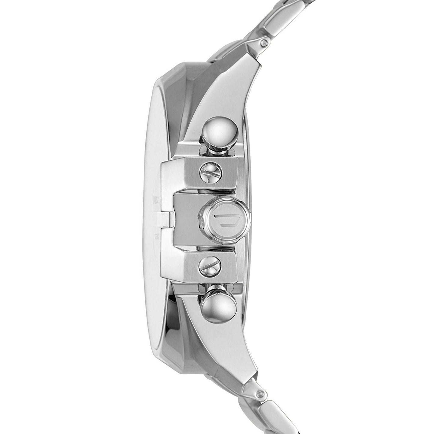 Diesel Mega Chief Stainless Steel Men's Watch with Analog or Digital Movement