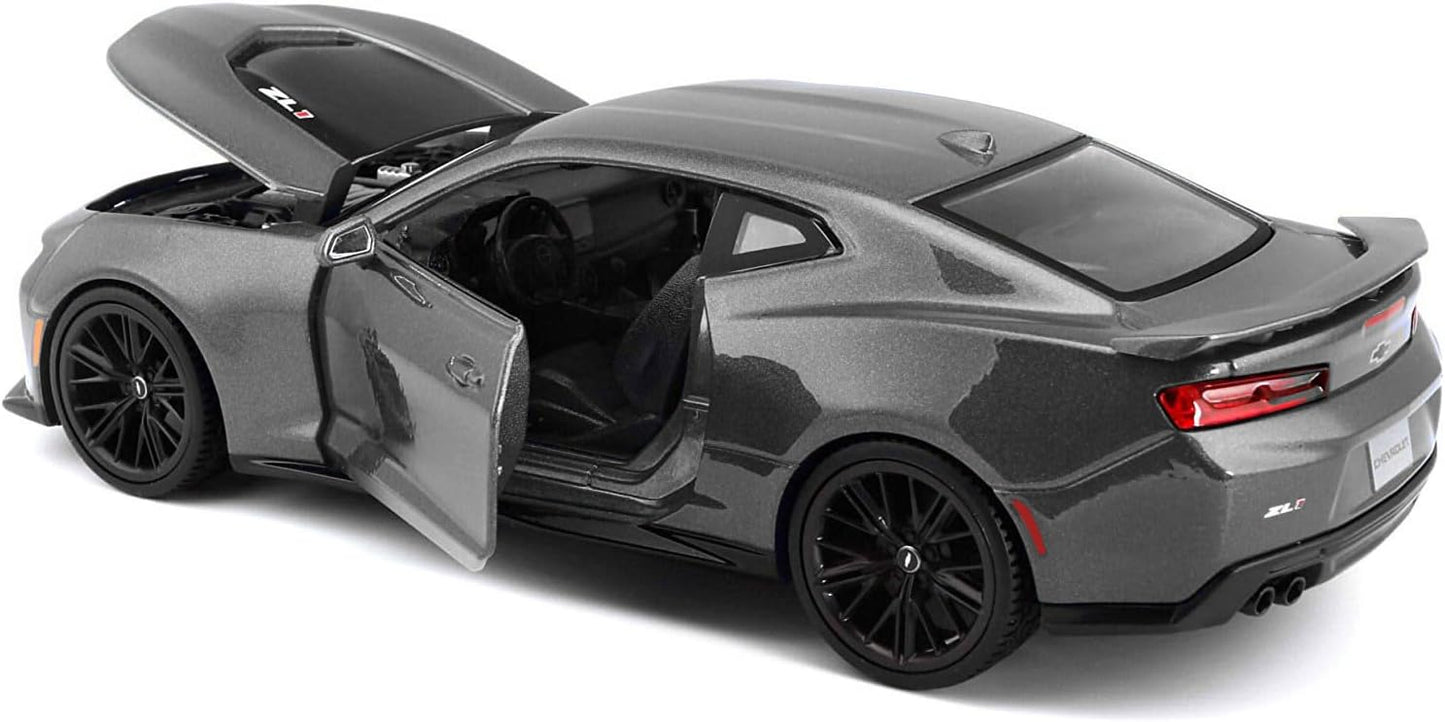 Maisto 1:24 Scale Assembly Line 2017 Chevrolet Camaro ZL1 Die-Cast Vehicle, Black