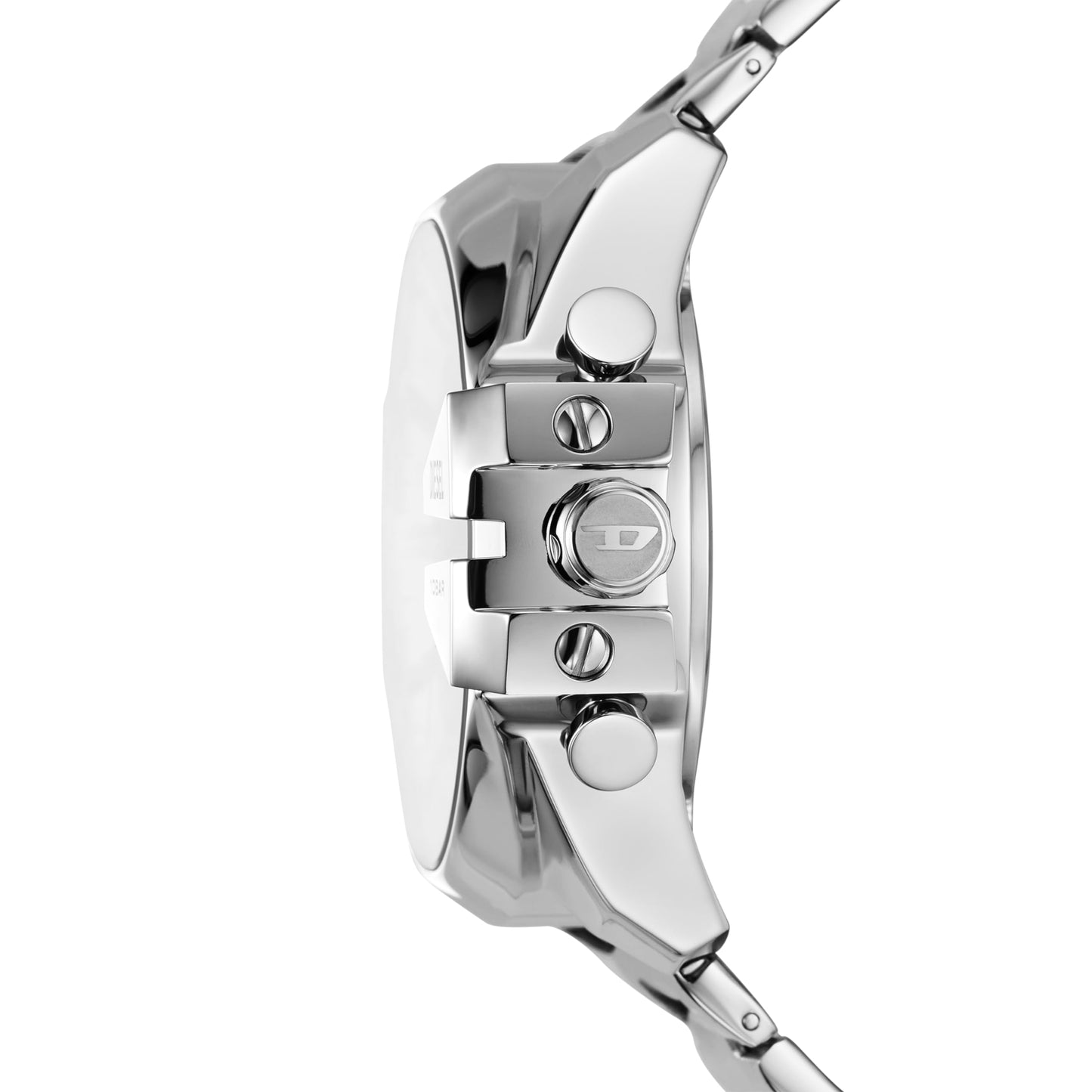 Diesel Mega Chief Stainless Steel Men's Watch with Analog or Digital Movement