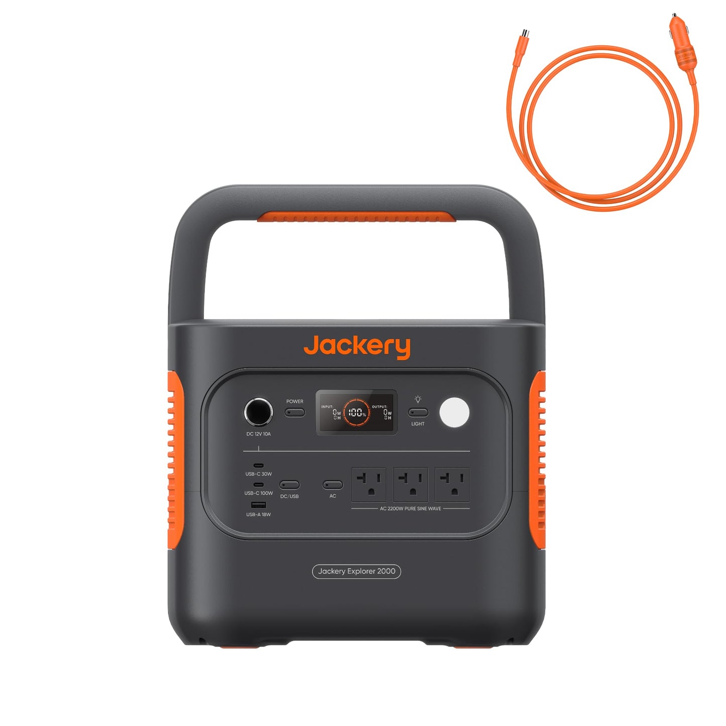 Jackery Solar Generator 2000 v2 with 2x200W Solar Panels, 2042Wh/2200W LiFePo4 Portable Power Station, 20ms UPS Home Backup, USB-C PD 100W Fast Charging for Power Outages, Emergencies, Camping & RVing