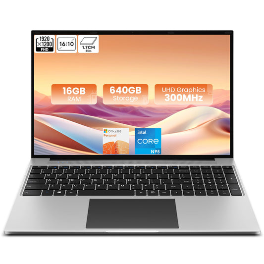 jumper Laptop, 12GB RAM 640GB Storage, 5305U Processor, Office 365-1 Year, 15.6 Inch Computer, FHD IPS Screen, 38Wh Battery, 2 Stereo Speakers, USB3.0 * 2, Type-C, WiFi-5.