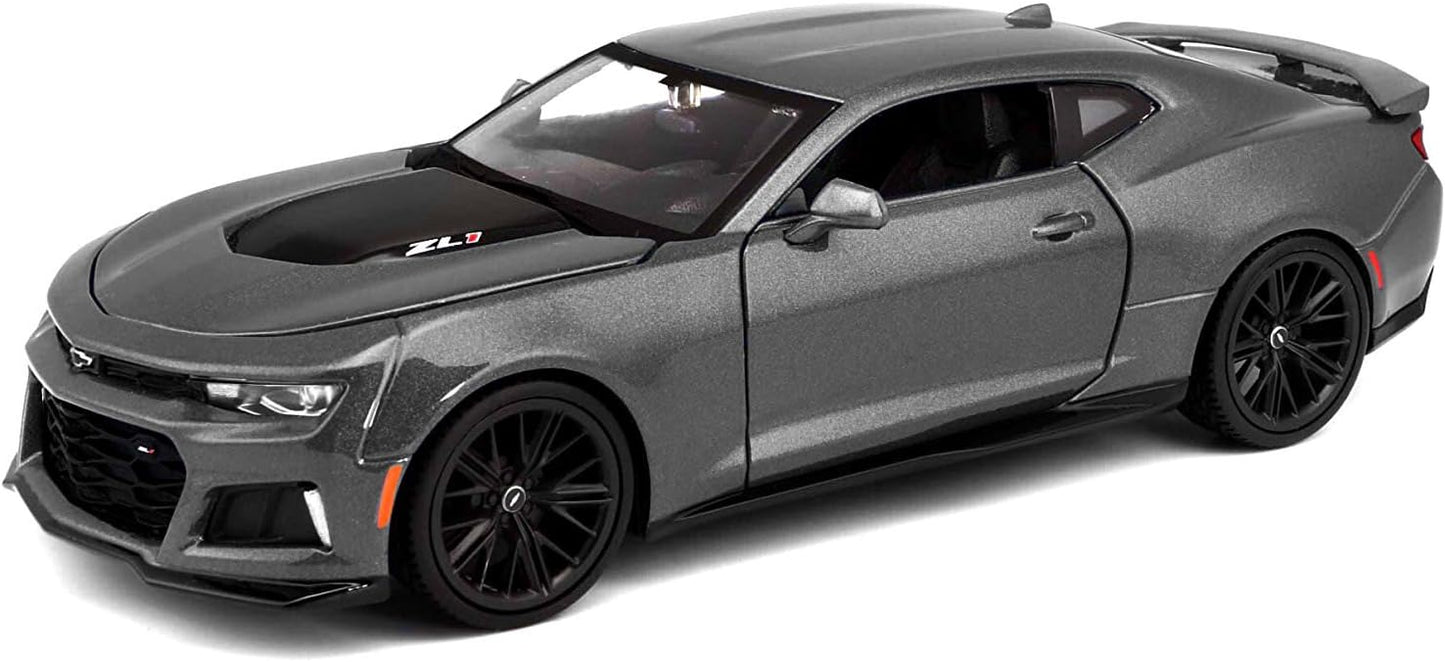 Maisto 1:24 Scale Assembly Line 2017 Chevrolet Camaro ZL1 Die-Cast Vehicle, Black