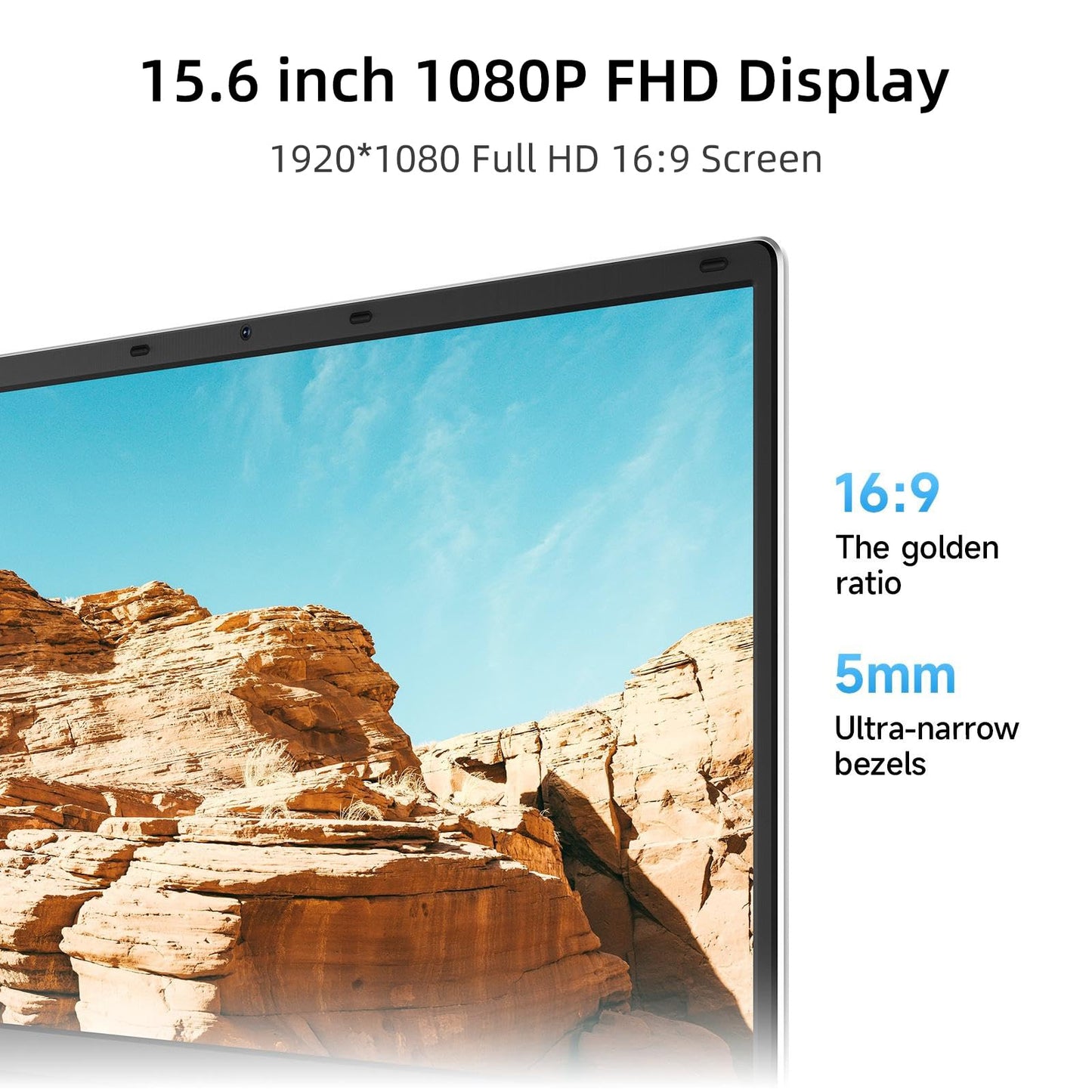 jumper Laptop, 12GB RAM 640GB Storage, 5305U Processor, Office 365-1 Year, 15.6 Inch Computer, FHD IPS Screen, 38Wh Battery, 2 Stereo Speakers, USB3.0 * 2, Type-C, WiFi-5.