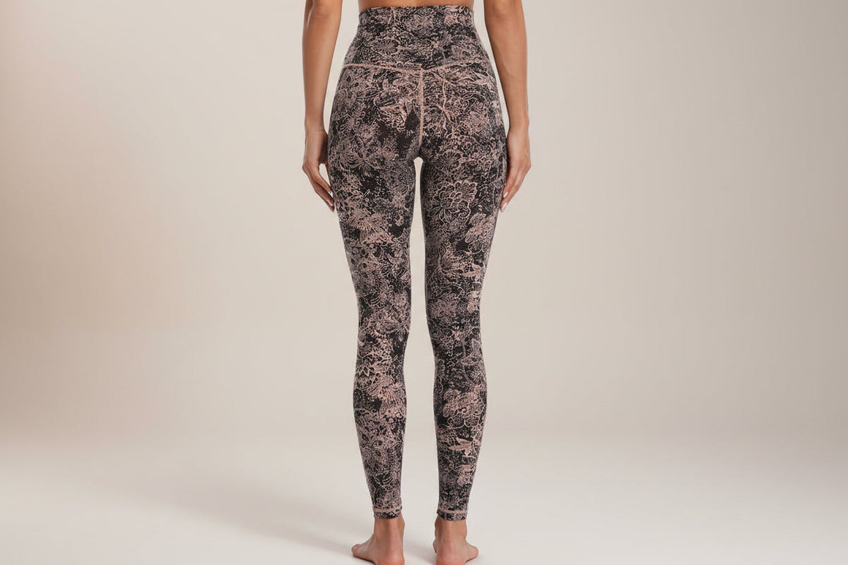 Women’s High Waist Printed Workout Leggings for Yoga, Running & Fitness