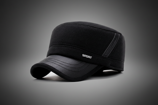 Winter Flat Hat – Classic Warm Wool-Style Newsboy Cap