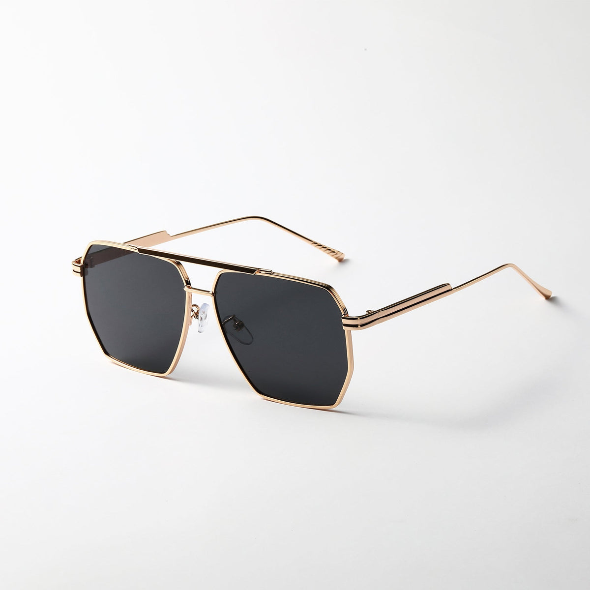 Double Beam Large Frame Sunglasses – Retro Fashion UV400