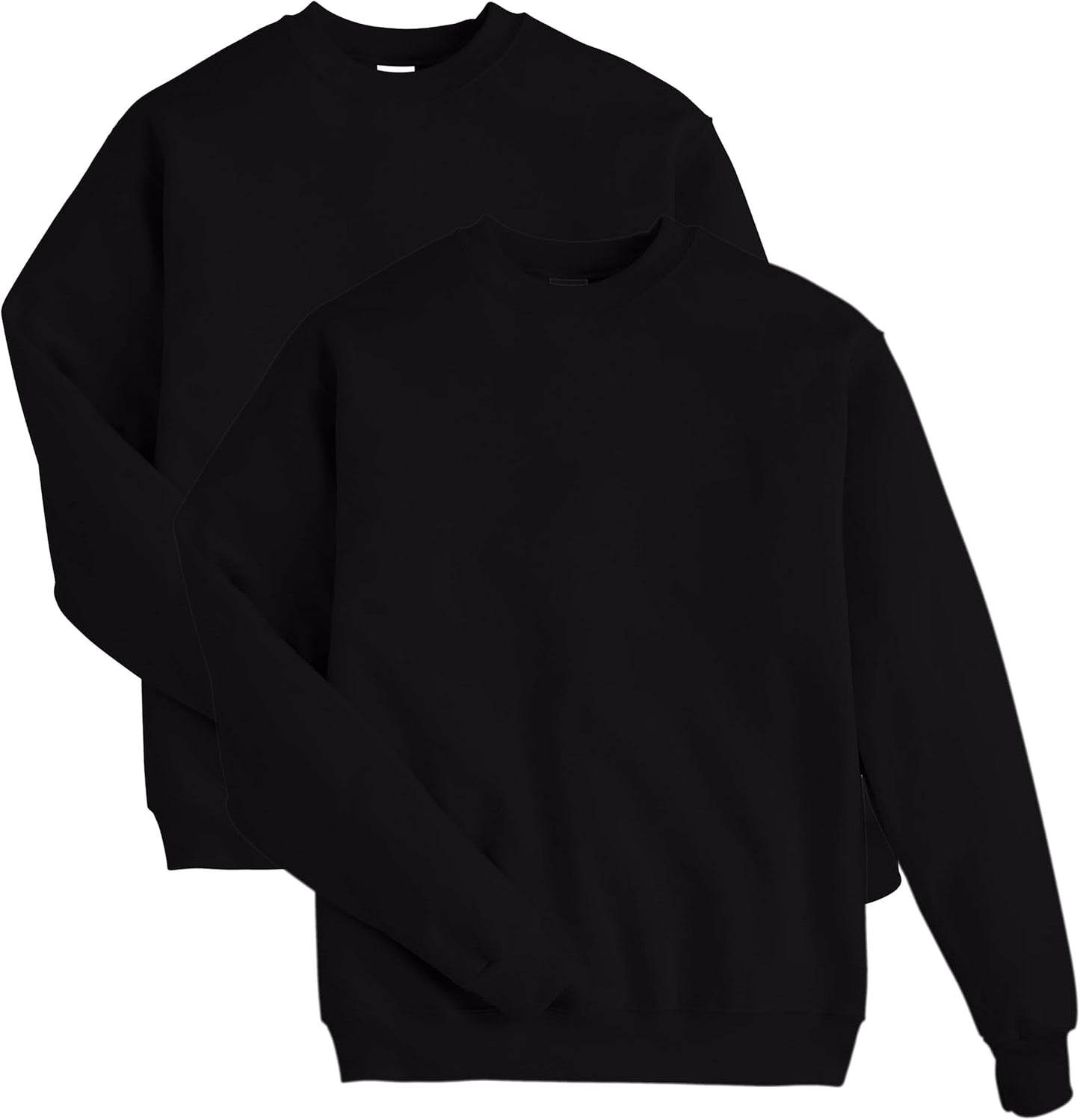 Hanes Men's Ecosmart Fleece Sweatshirt, Pullover Crewneck Sweatshirt, Big & Tall, 1 or 2 Pack