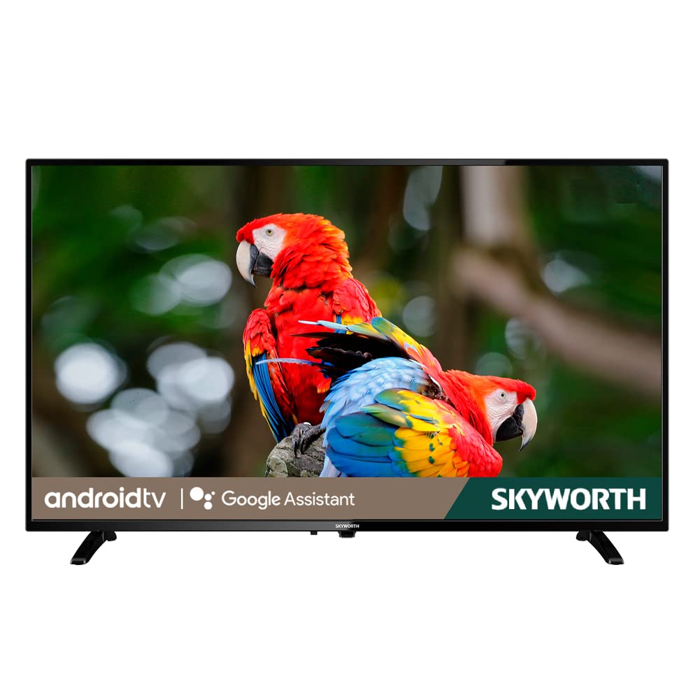 Skyworth 24-Inch Portable Smart TV with Protective Case, Battery Powered Outdoor TV, 1080P FHD, Google TV, HDR10, Dolby Audio, Chromecast, Ideal for Soccer, Sports, Football Game Day Bundle