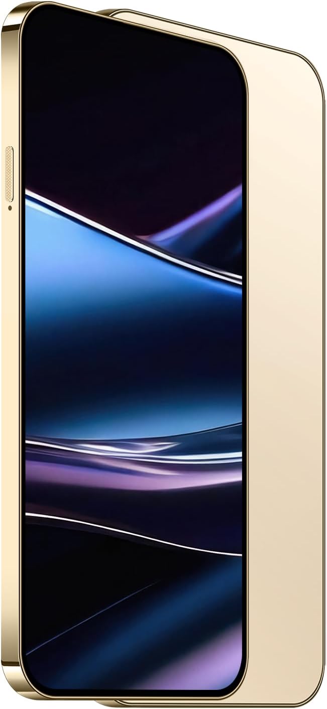 14PROMA X Unlocked Smartphone, 16+512GB, Android 13.0 Unlocked Cell Phones, 6.82" HD Screen Battery 6800mAH with 128GB Memory Card/Face ID/Fingerprint Lock/Dual SIM 5G Phone (Gold)