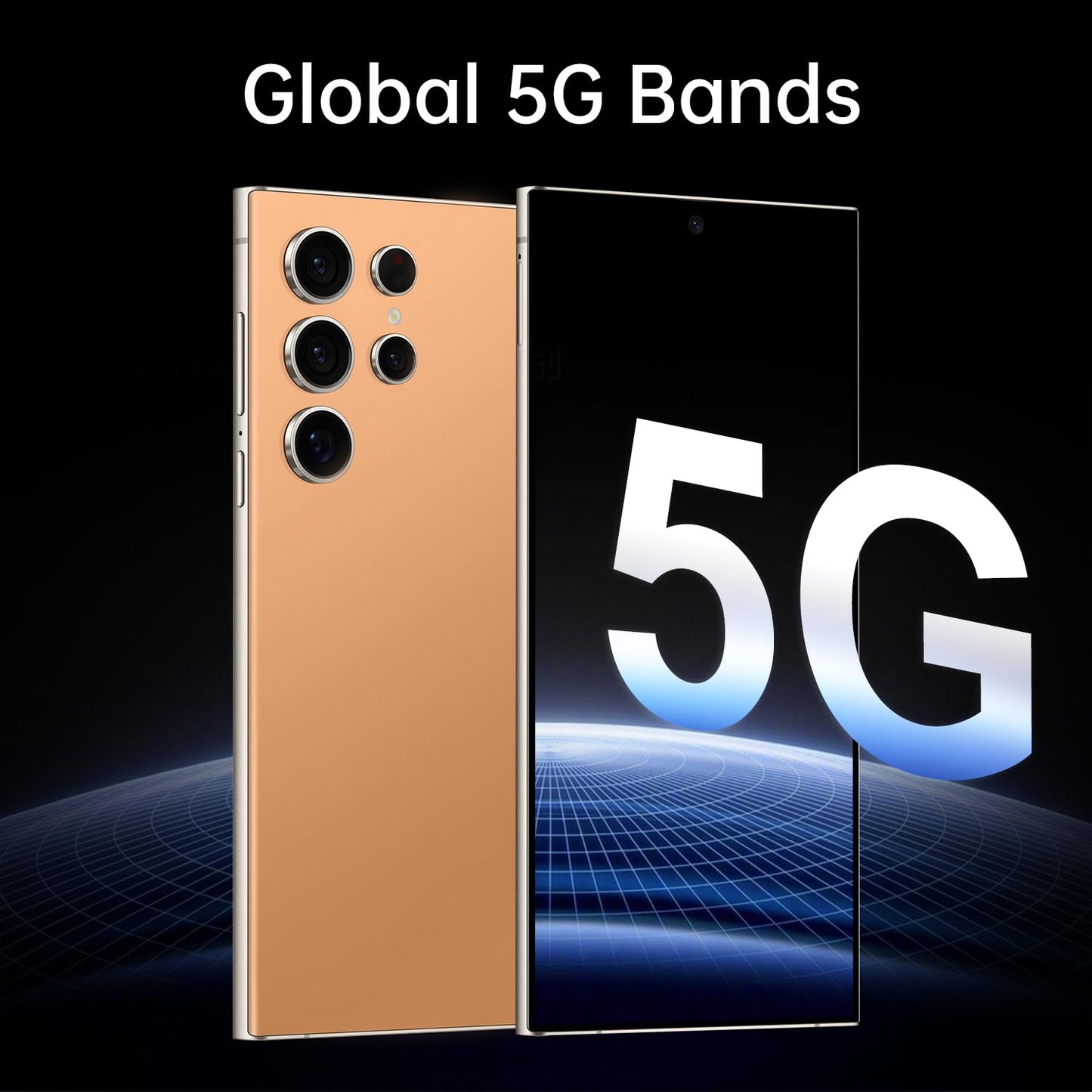 C24 Ultra Unlocked Cell Phones Smartphone 8+256GB/Dual SIM/108MP+48MP Camera/Built-in Pen (Light Cyan)