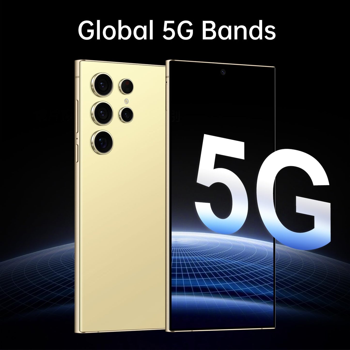 C24 Ultra Unlocked Cell Phones Smartphone 8+256GB/Dual SIM/108MP+48MP Camera/Built-in Pen (Light Cyan)