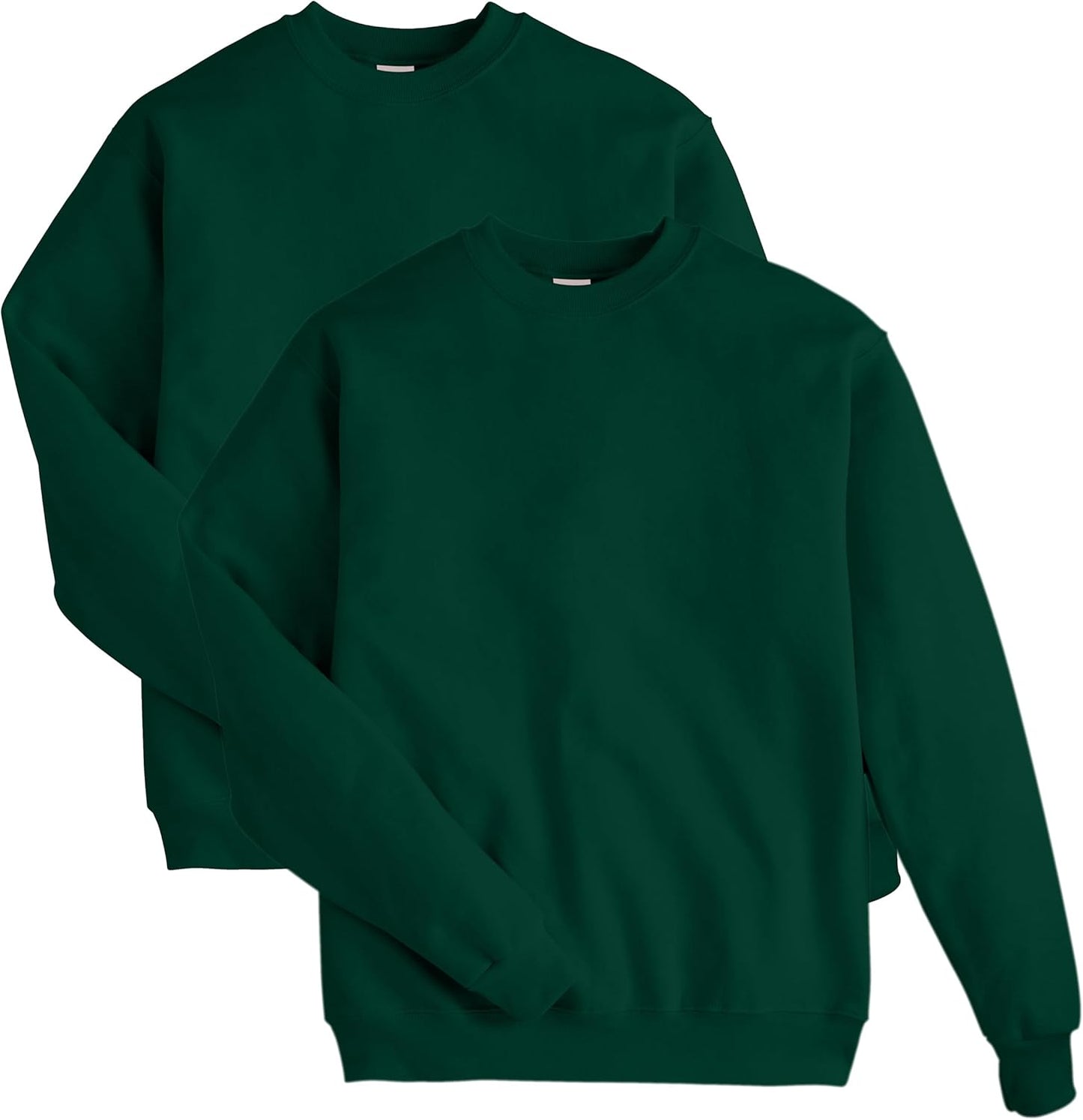 Hanes Men's Ecosmart Fleece Sweatshirt, Pullover Crewneck Sweatshirt, Big & Tall, 1 or 2 Pack