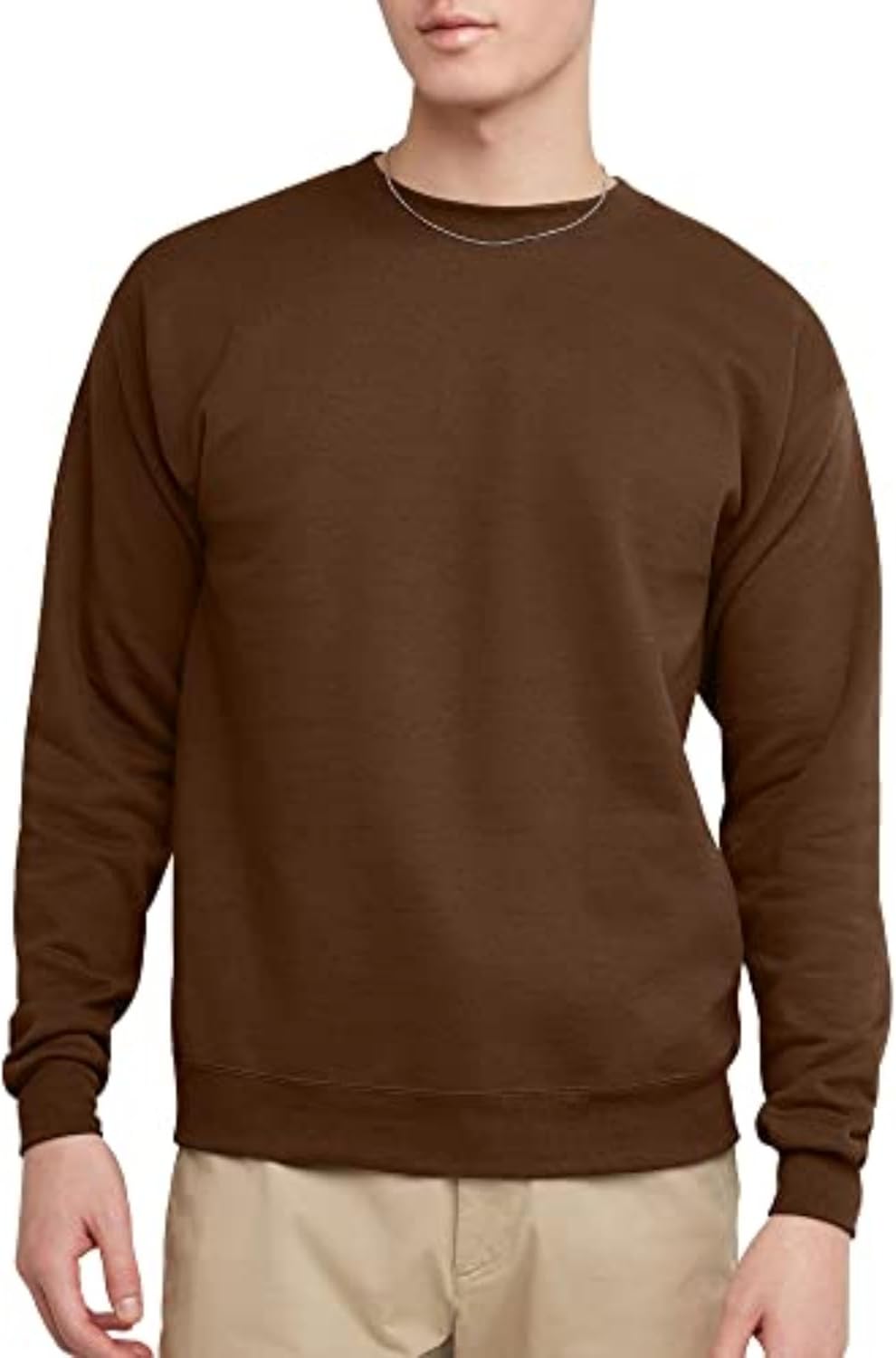 Hanes Men's Ecosmart Fleece Sweatshirt, Pullover Crewneck Sweatshirt, Big & Tall, 1 or 2 Pack