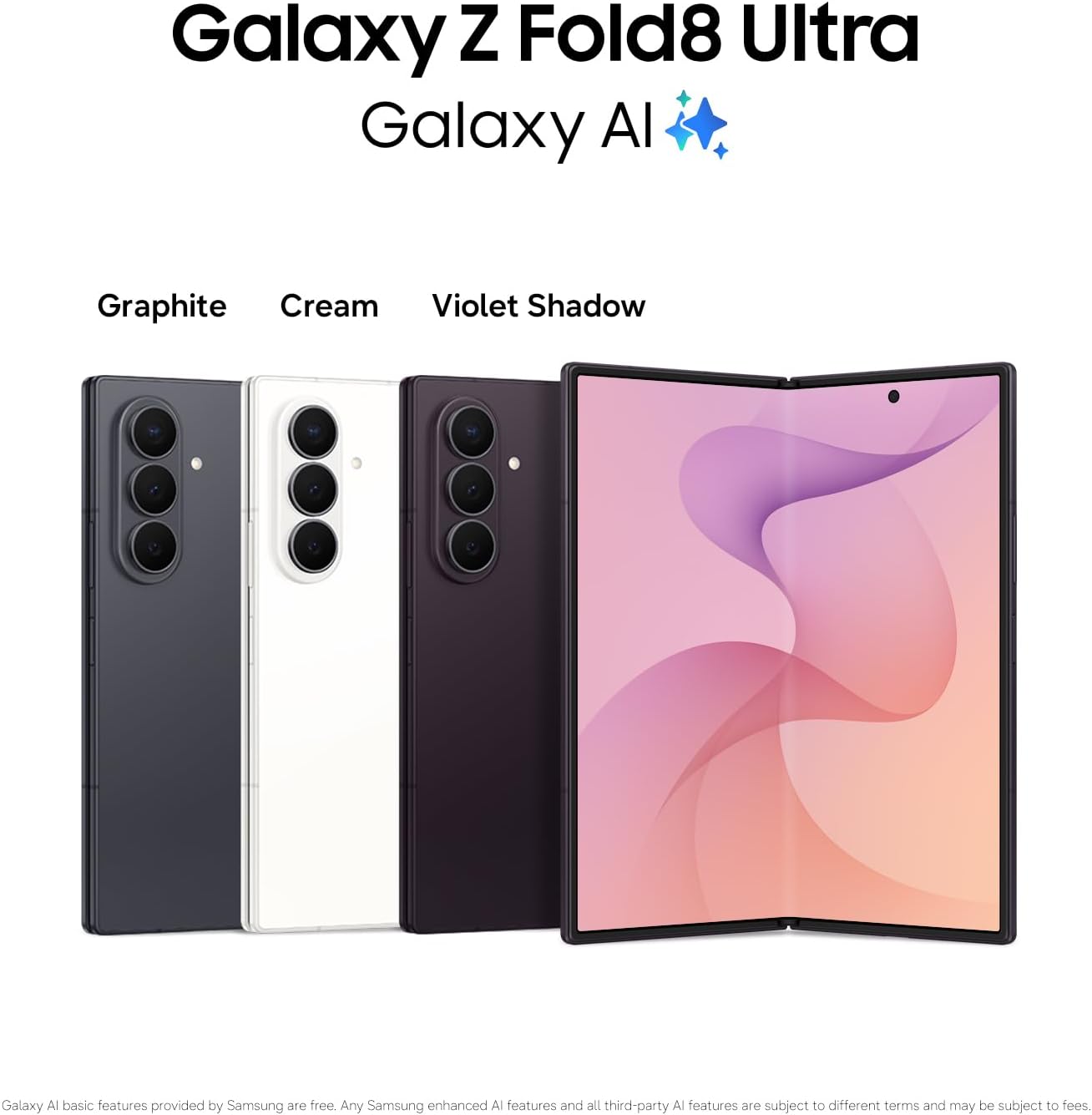 Samsung Galaxy Z Fold8 Ultra Phone, 512GB, Cream