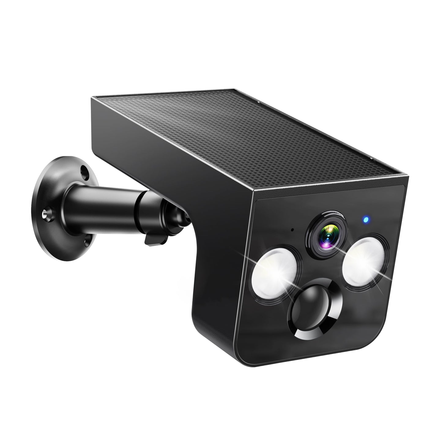 Solar Security Cameras Wireless Outdoor 2K Battery Powered AI Motion Detection 2-Way Talk Color Night Vision WiFi Waterproof SD/Cloud Storage Non-Stop Solar Panel Camera Outdoor Wireless