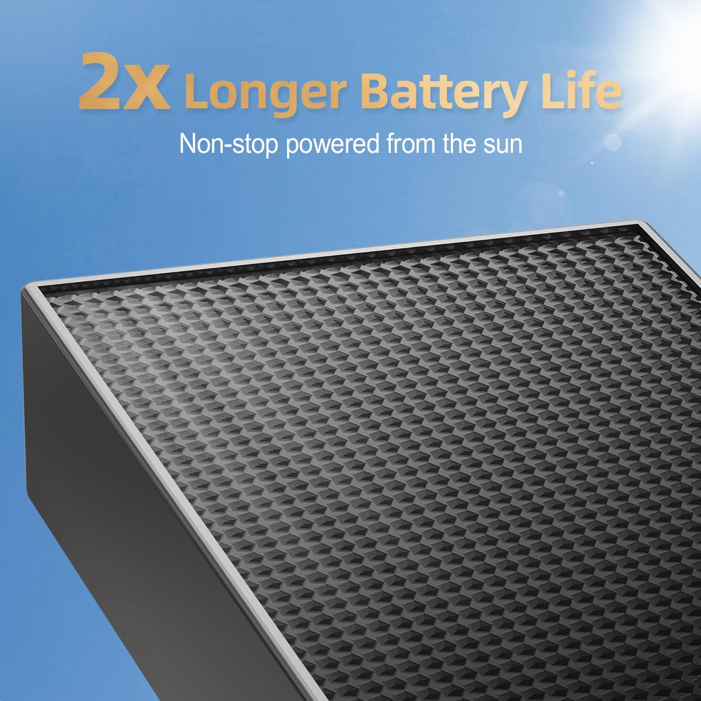 Solar Security Cameras Wireless Outdoor 2K Battery Powered AI Motion Detection 2-Way Talk Color Night Vision WiFi Waterproof SD/Cloud Storage Non-Stop Solar Panel Camera Outdoor Wireless