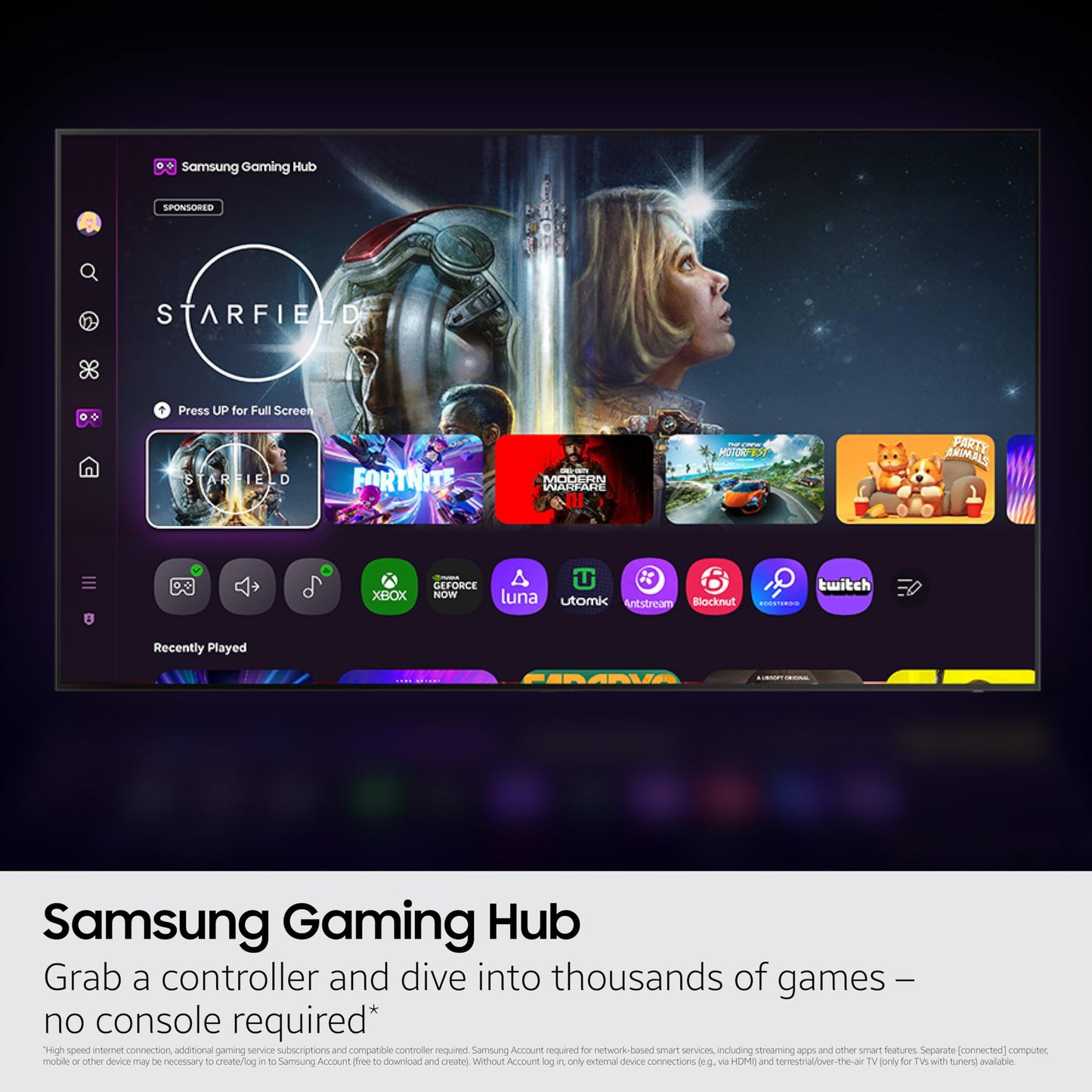 Samsung QN65S90FAFXZA 65 Inch 4K OLED Smart TV with an Austere 5S-PS4-US1 4-Outlet Power (2025)