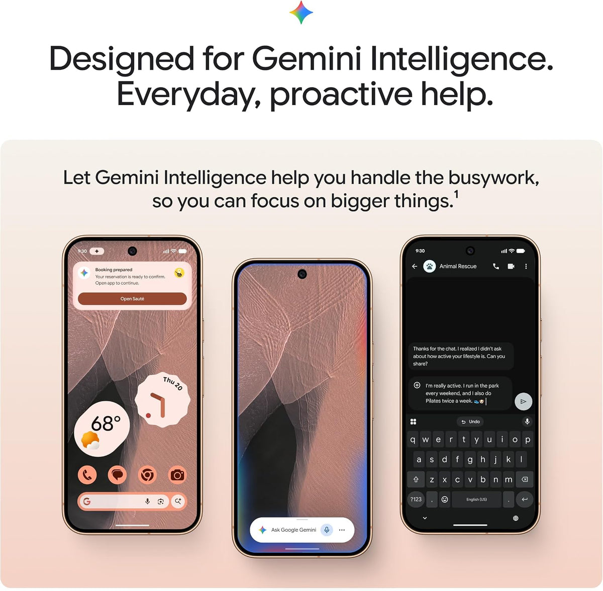 Google Pixel 11 Pro - Unlocked Smartphone, Gemini - 256 GB - Canyon