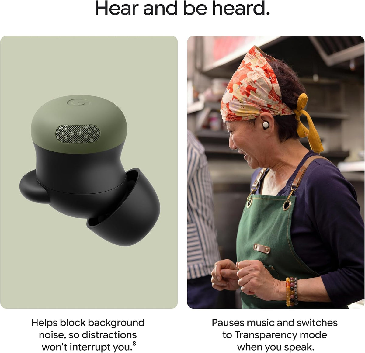 Google Pixel Buds Pro 2 Wireless Earbuds - Active Noise Canceling Bluetooth Earbuds - Olive