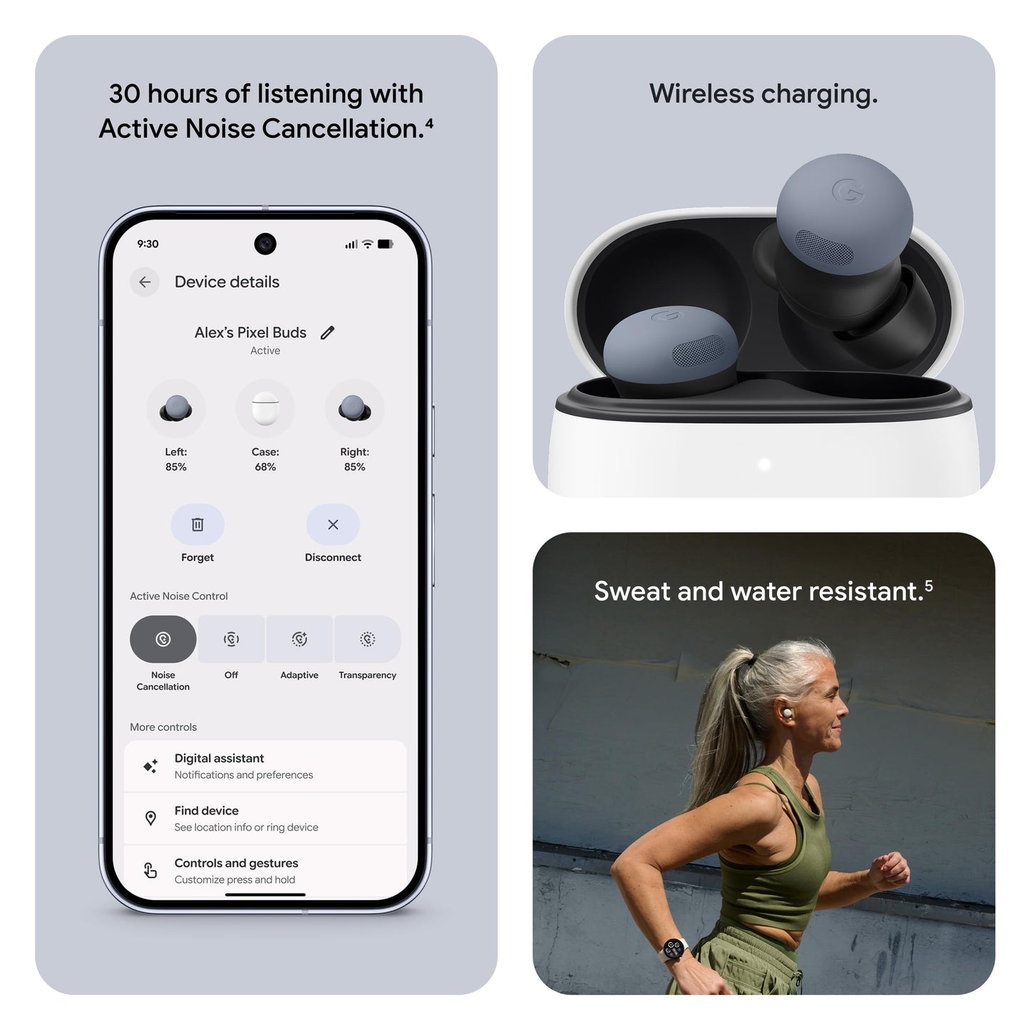 Google Pixel Buds Pro 2 Wireless Earbuds - Active Noise Canceling Bluetooth Earbuds - Olive