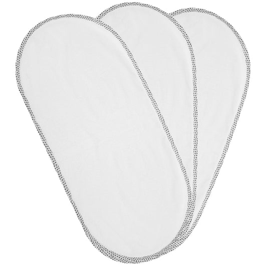 3Pcs Waterproof Changing Pad Liners Washable Reusable Changing Pad Cover Liners Cotton Surface Bassinet Changing Pad For Baby