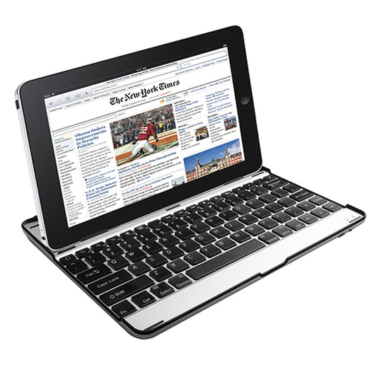 Aluminum alloy cover, Silver and black, Wireless keyboard,