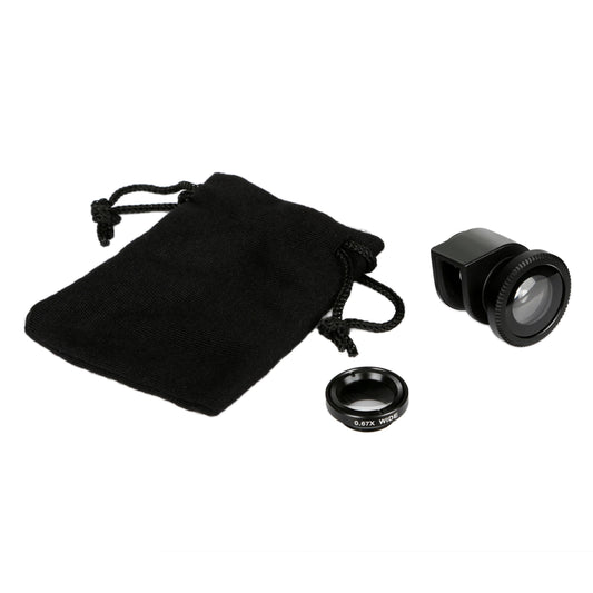3-in-1 Universal Clip Photo Lens Kit Fish eye / Wide Angle/Macro lens for iPhone 5