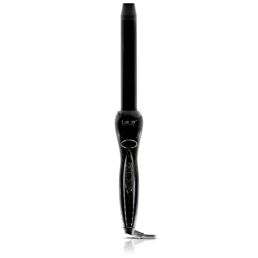 The Digital Twister - 25mm Tourmaline-Infused Ceramic Pro Curling Wand w/ Cool Tip - Gold Collection