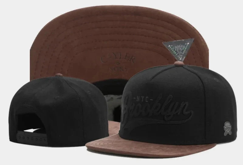 Skull Hand Snapback Hat – Flat Bill Adjustable Baseball Cap