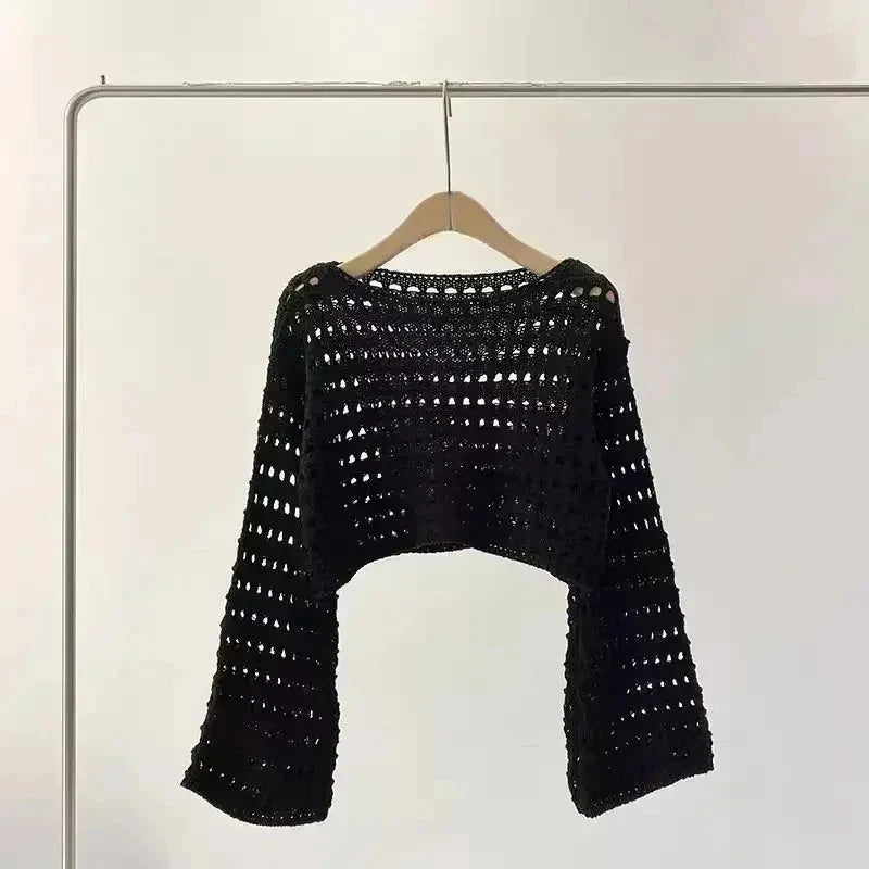 Women’s crochet knit beach cover up