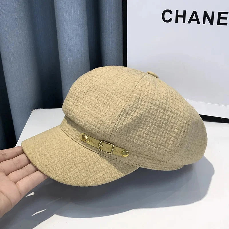 Women’s Octagonal Newsboy Beret