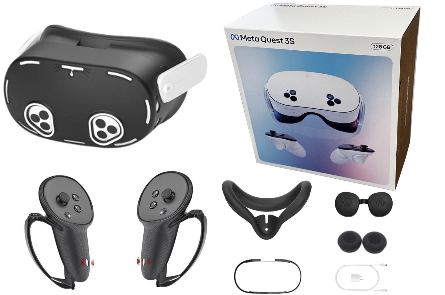Meta Oculus Quest 3S Advanced All-in-one VR Headset 2026 Bundle 128GB/256GB 🔥