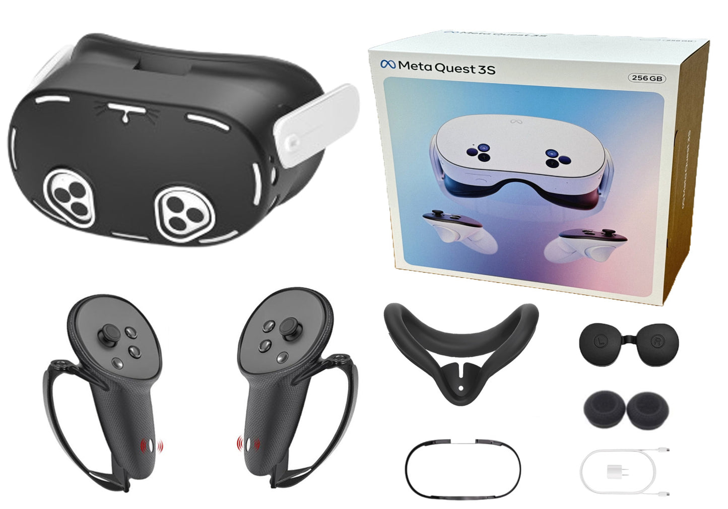 Meta Oculus Quest 3S Advanced All-in-one VR Headset 2026 Bundle 128GB/256GB 🔥