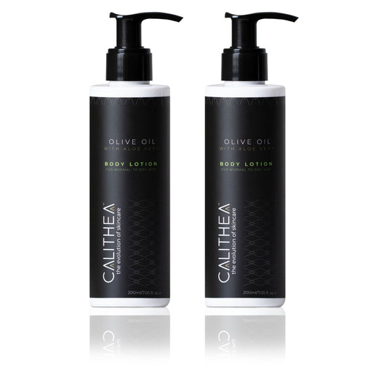 Olive Oil & Aloe Vera Body Lotion - For Normal to Dry Skin - 200mL - 2-Pack
